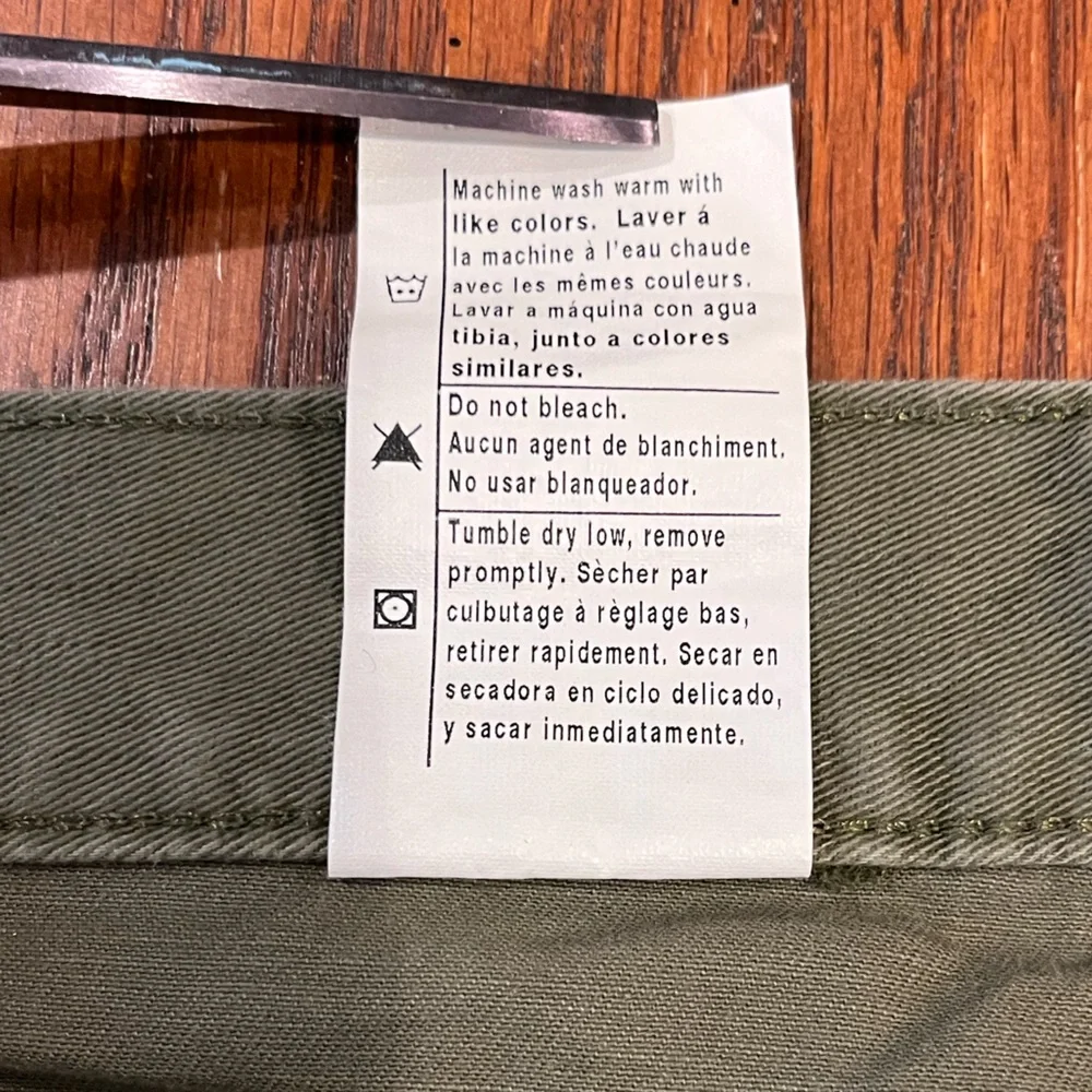 Mens Army Green Carhartt Carpenter Pants Size 38 x 34 Relaxed Fit - Picture 9 of 16